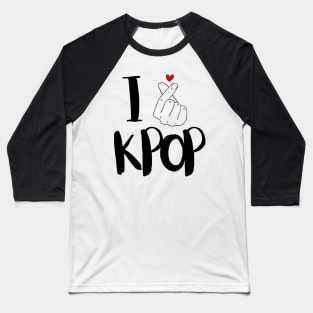 I Love K-Pop Baseball T-Shirt